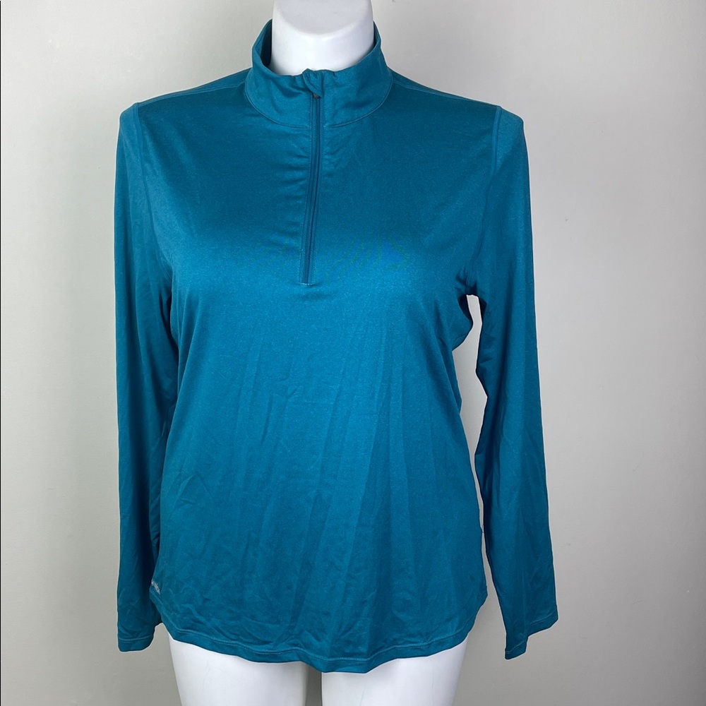 Ems Tech Wick Zip Neck Pullover Warm Layer - image 2